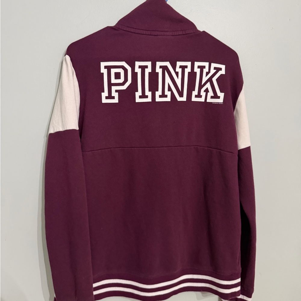 Victoria's Secret PINK Burgundy and White Apparel
